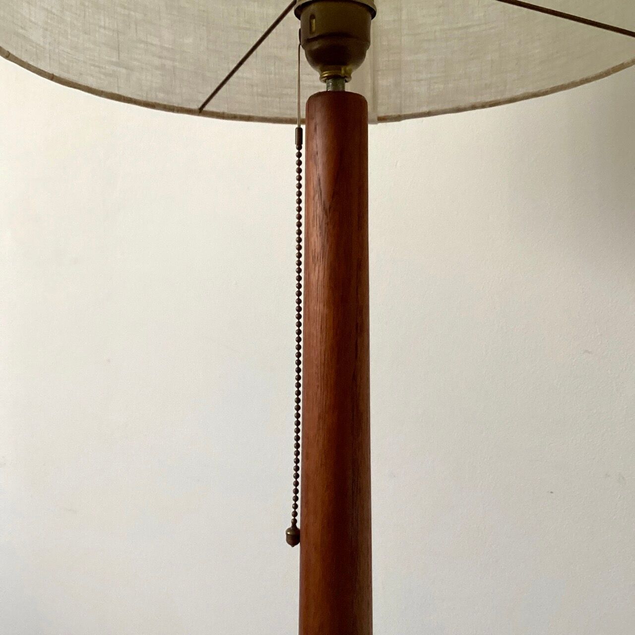 Scandinavian teak floor lamp