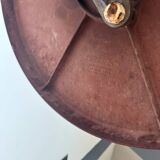 Rare Louis Vuitton cast iron bistro table with a bakelite top.