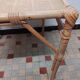 Lot de 3 tables basses Vintage en Rotin