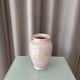 Vintage Pink Iridescent Ceramic Vase | Pearlescent Lustre Glaze | Postmoder