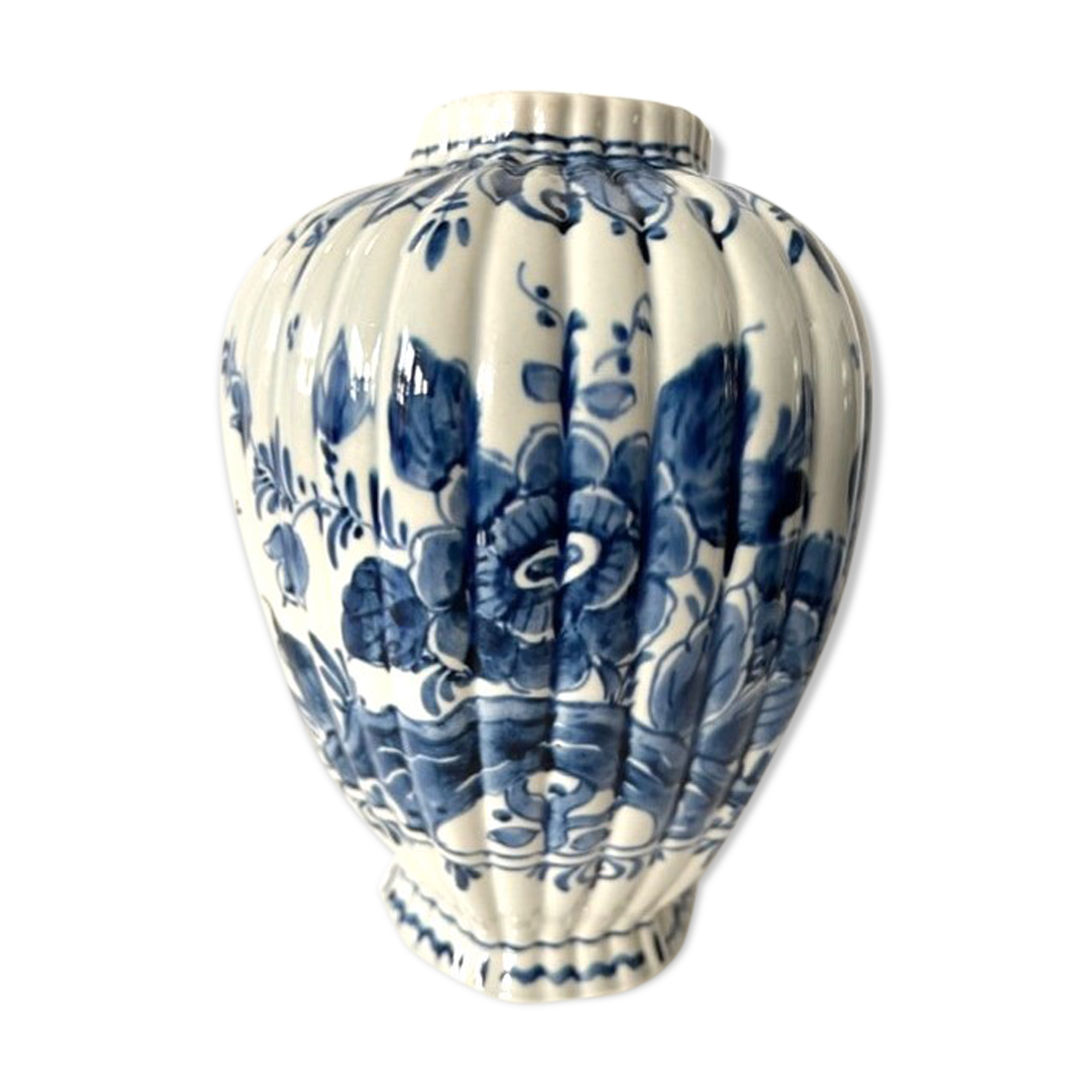 Vase en faience royal Delft blue