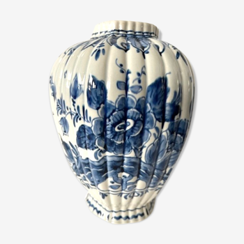 Vase en faience royal Delft blue