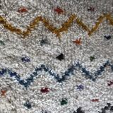 Tapis berber zigzag multi couleur