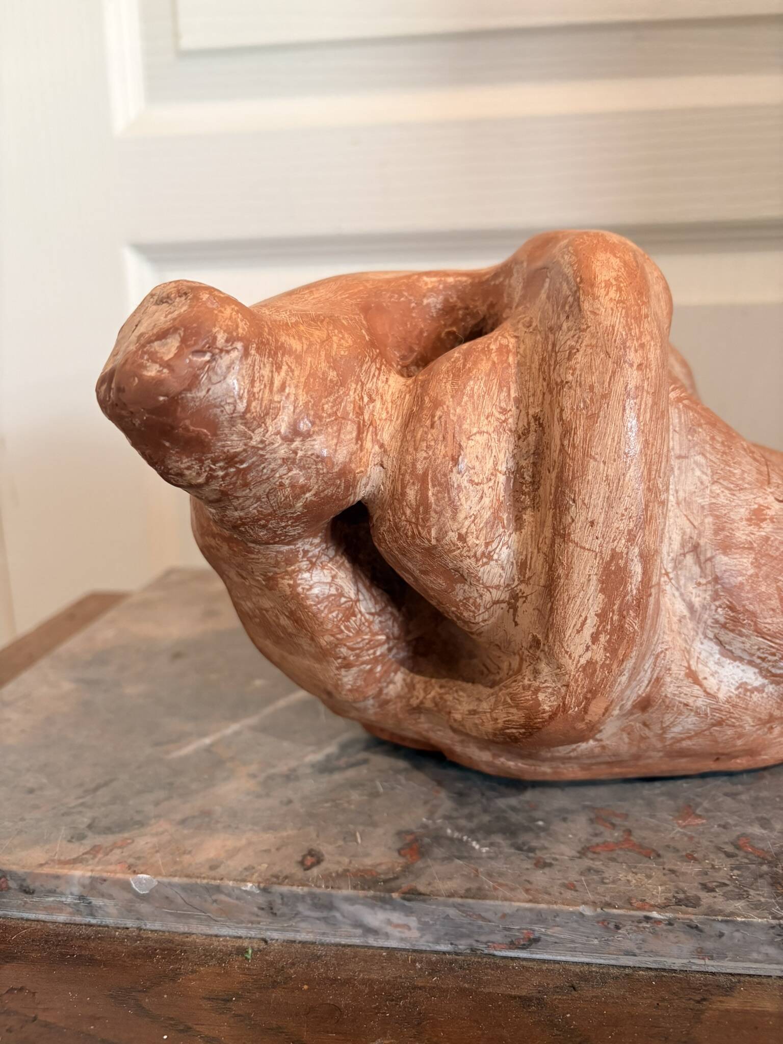 Sculpture Terracotta Statue Abstract Modern Female Nude