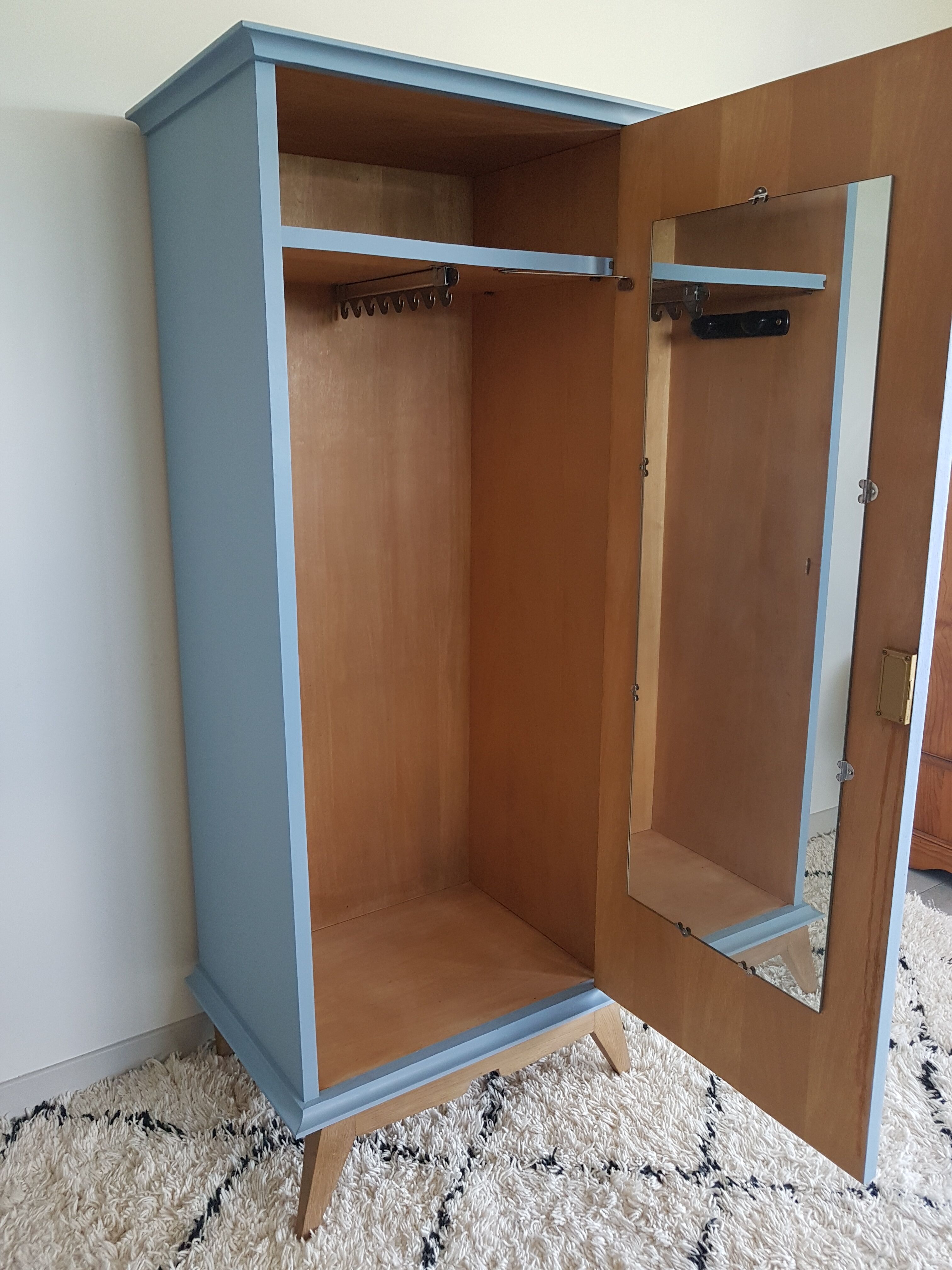 Renovated vintage wardrobe