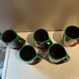 Set of 5 mugs Alain Guillard
