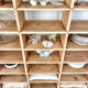 Vintage industrial workshop shelf