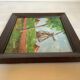 Small landscape painting of a mill, oil on panel, signed.