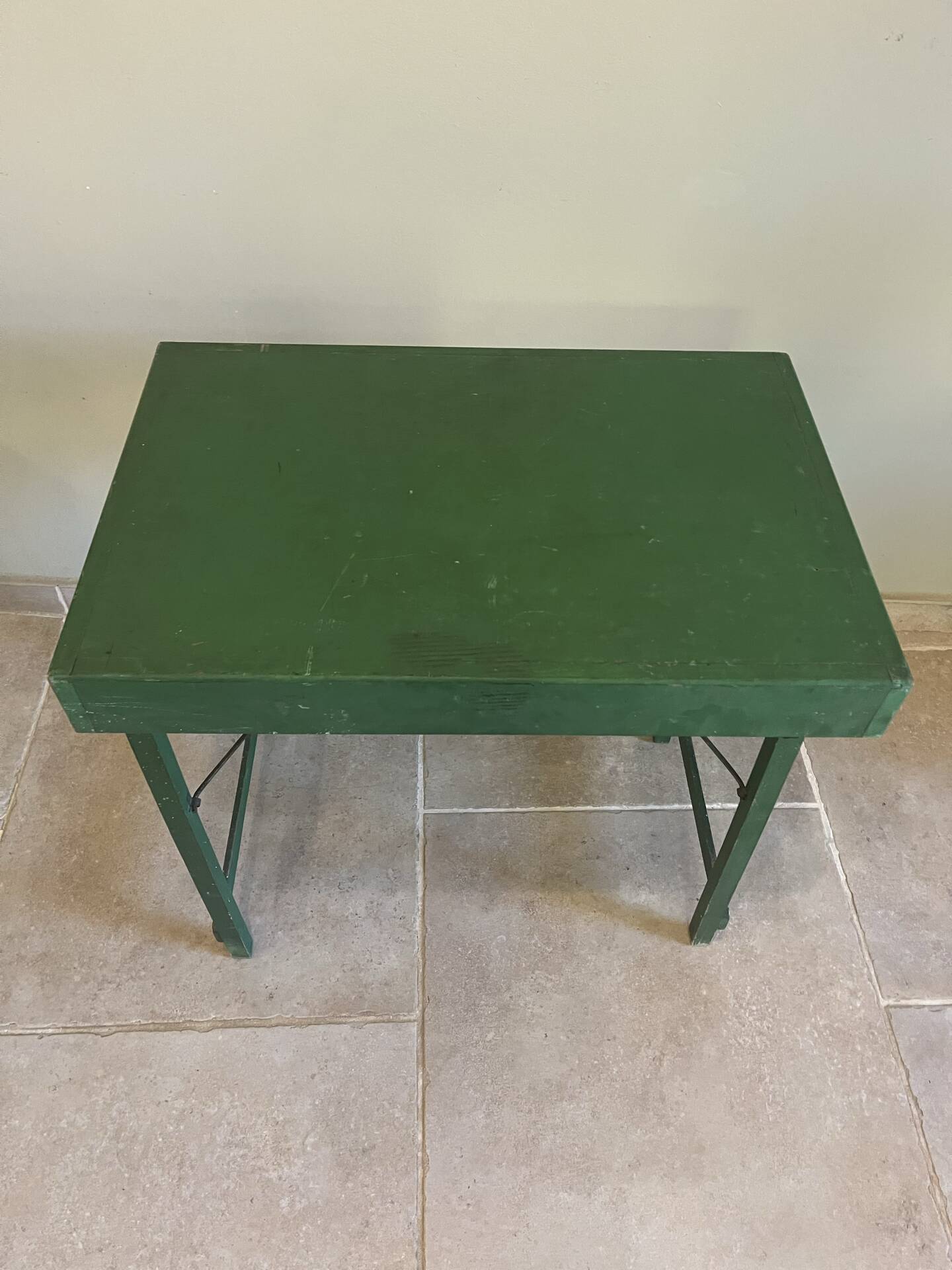 Folding side table