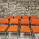 Lot de 8 chaises fauteuil 1970"