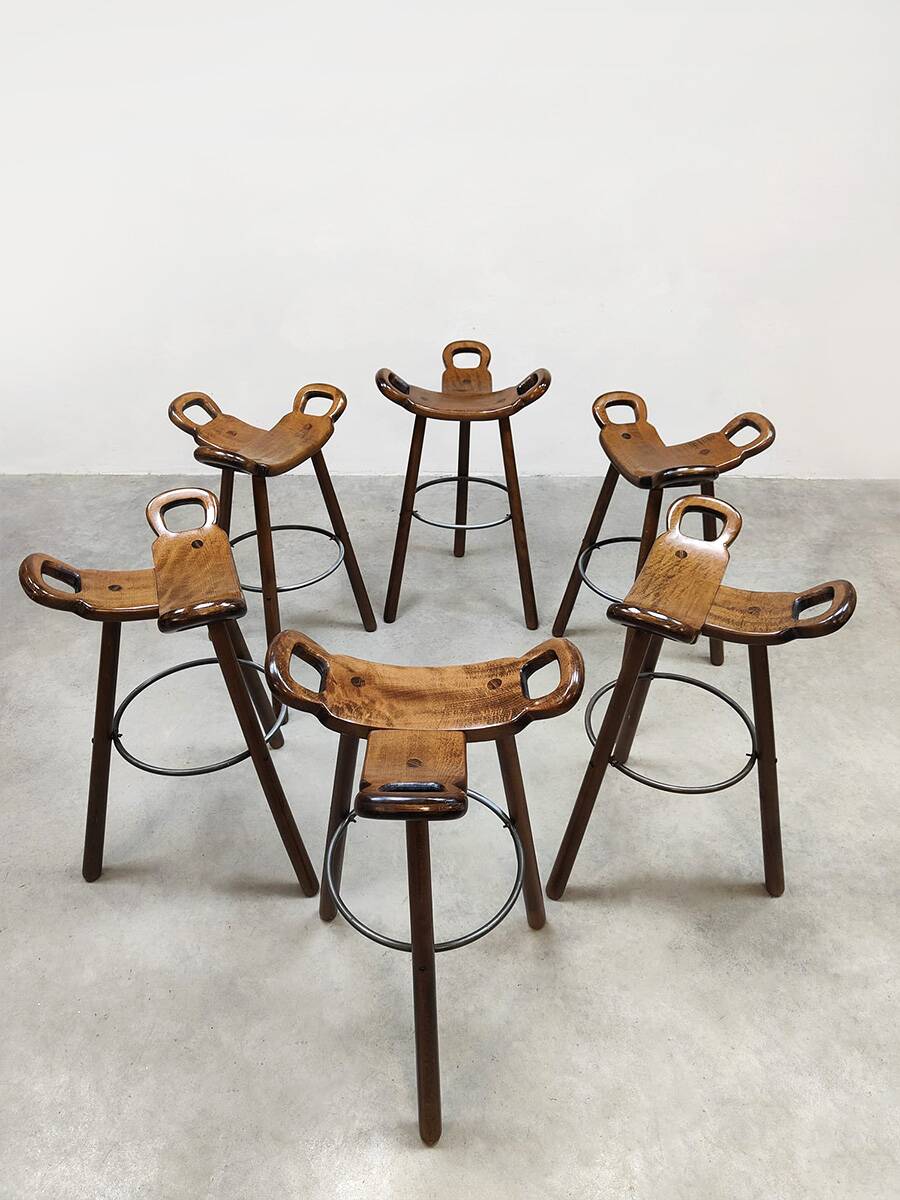 Midcentury Spanish barstools