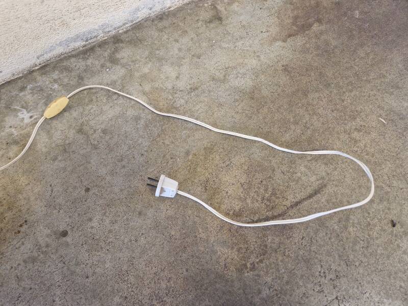 Black lacquered metal 4-light floor lamp - Maison Arlus - Satin glass globe