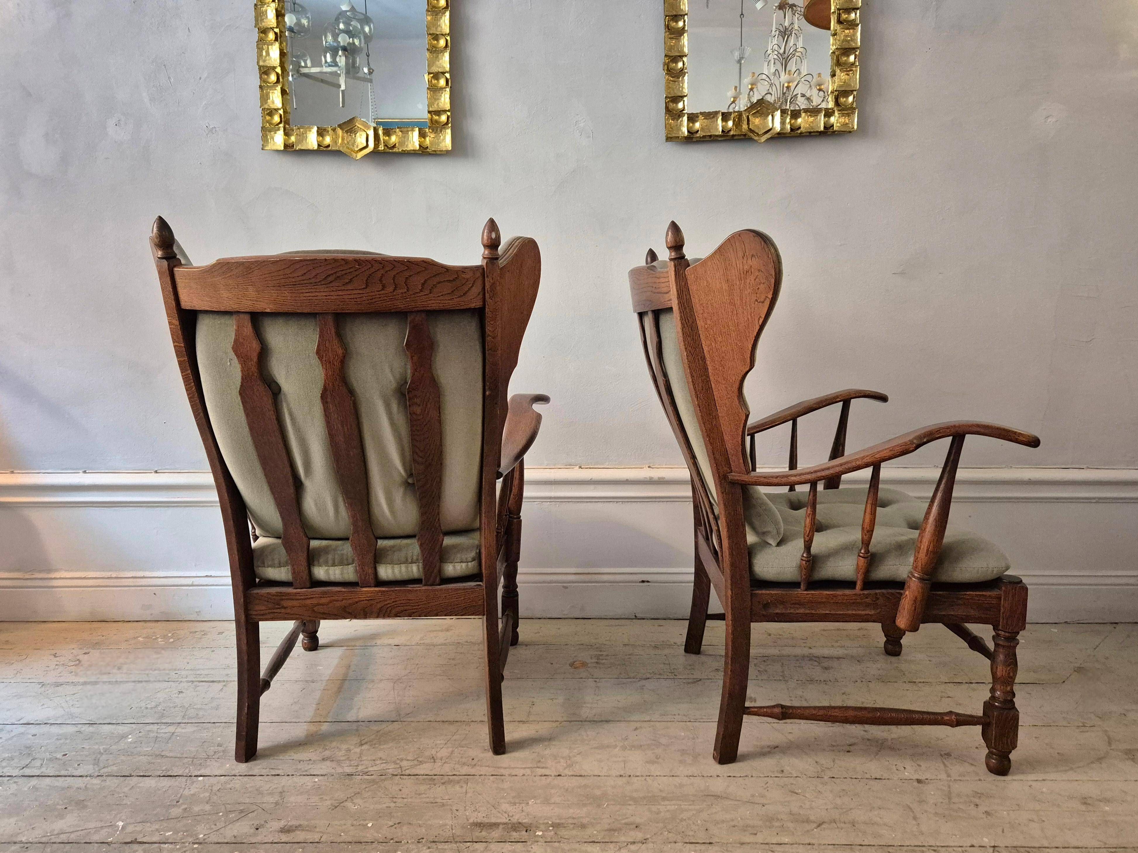 Paire de fauteuils scandinaves, années 1960/70.