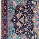 Ancient Persian carpet yazd 126x196 cm