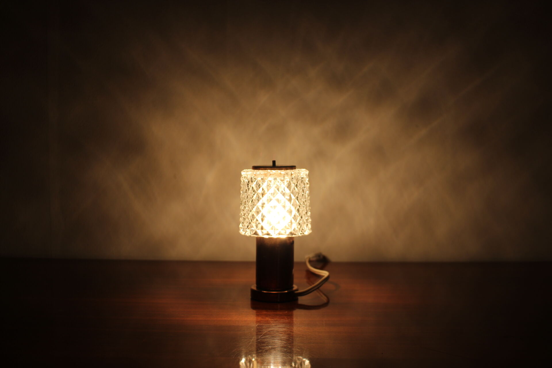 Table lamp by kamenicky senov, preciosa, 1970s