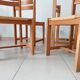 Lot de 2 chaises vintage en Orme massif et jonc dans le goût Regain/Asserbo
