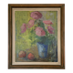 Vintage Original Oil on Canvas Still Life Swedish School 1960s