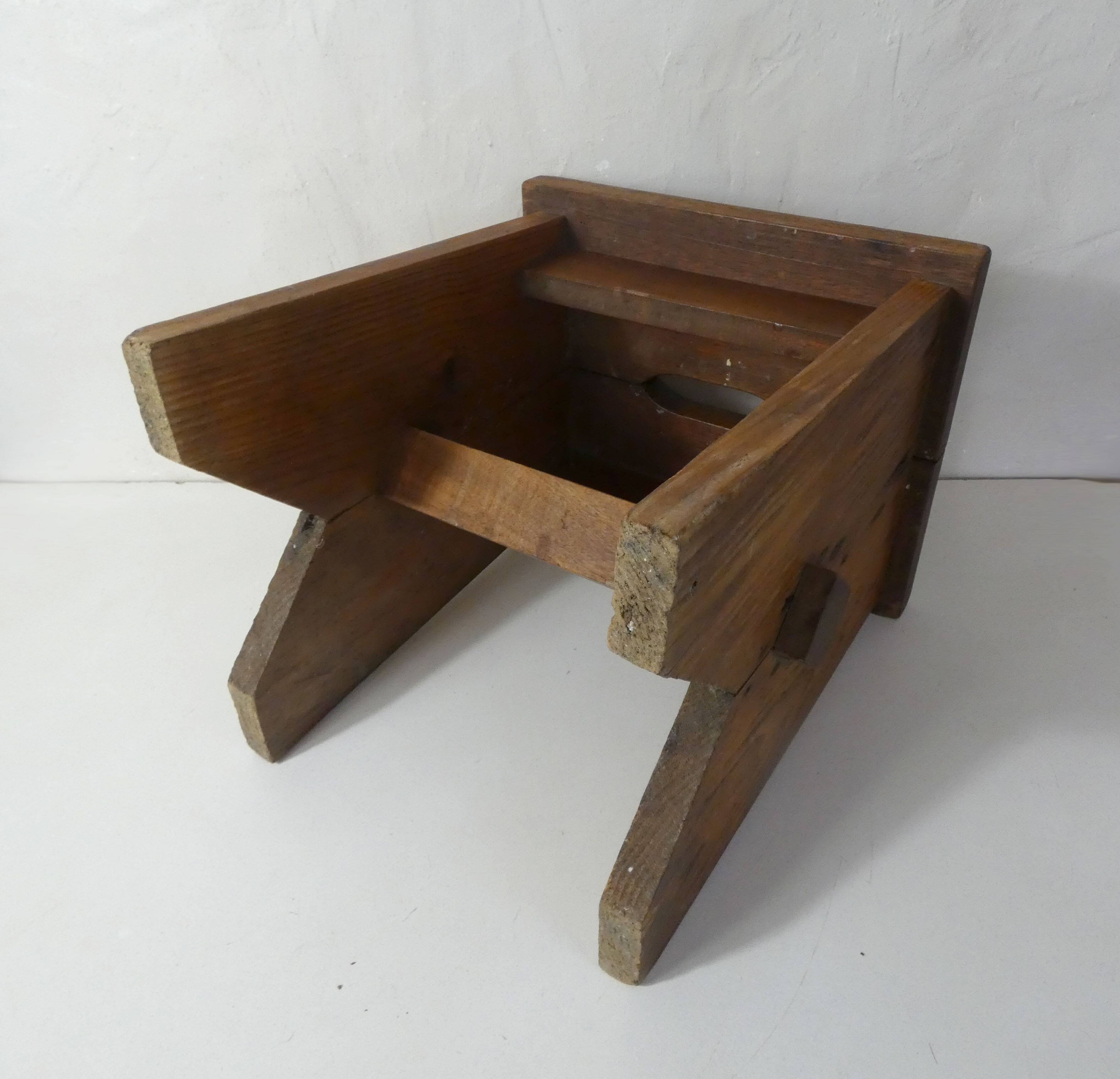 solid wood end table