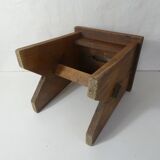 solid wood end table