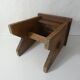 solid wood end table