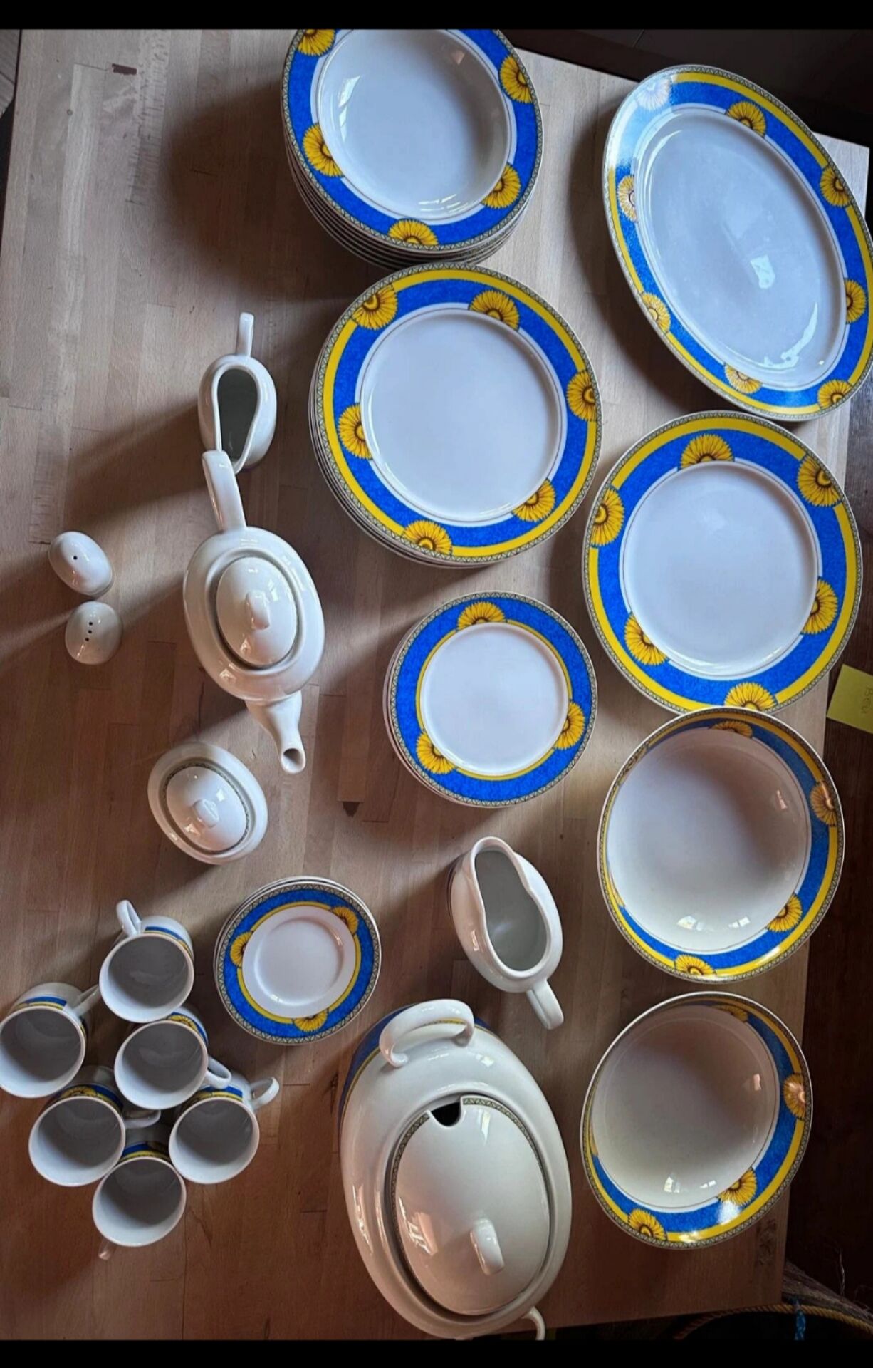 Complete table service new in bohemian porcelain thun 1794 - 42 pieces