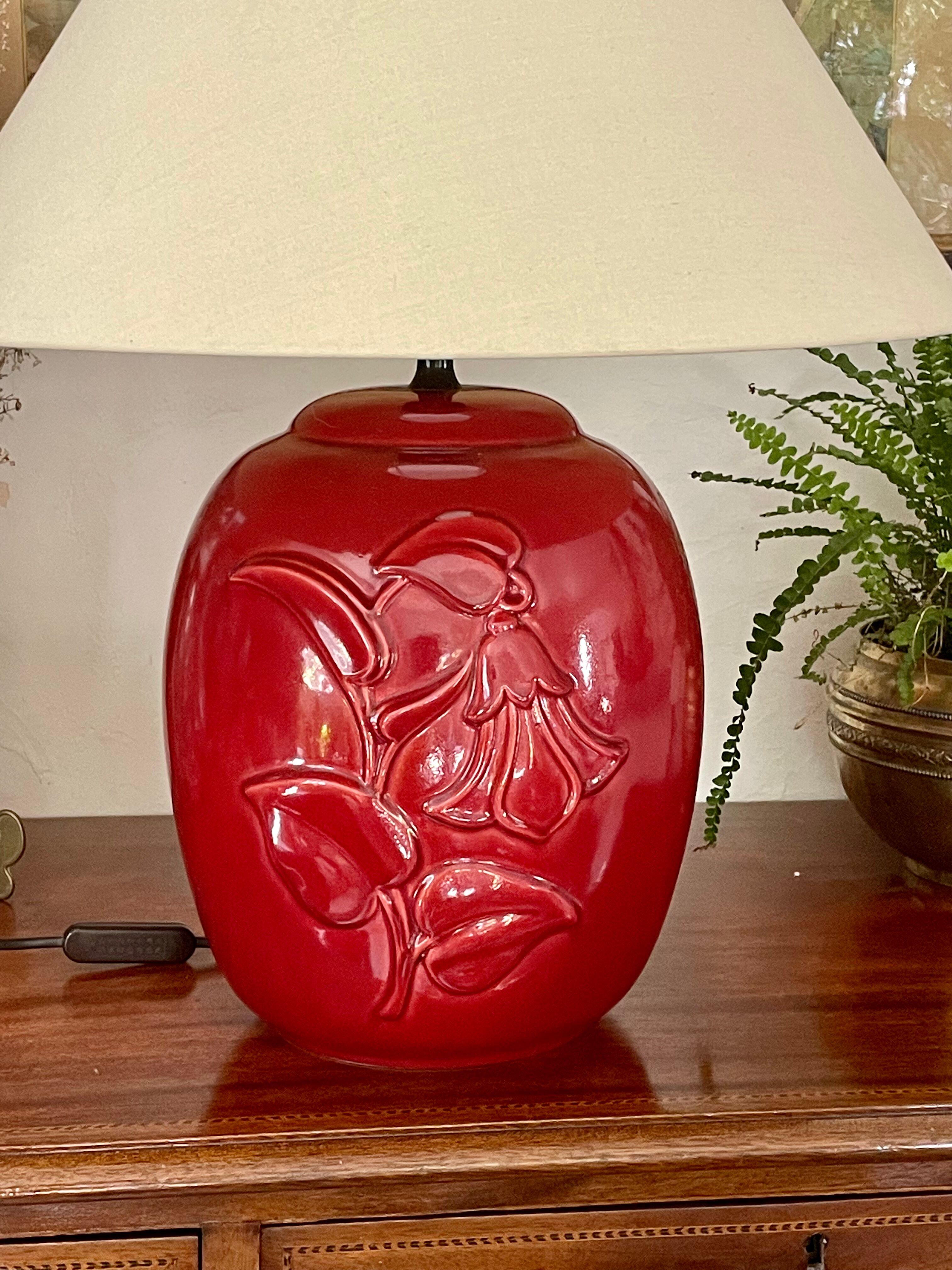 Vintage Italian ceramic lamp