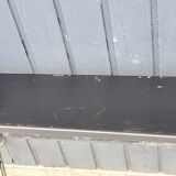 60s string wall shelf modular in black metal