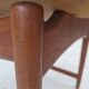 1960s, Danish design by Arne Vodder, set of 3 chairs, teak wood, furniture
