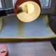 Vintage orange pop desk lamp with a flexible gooseneck - 1970s