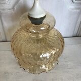 Vintage amber glass hanging