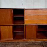 Library cabinet showcase modular shelf Oscar by Didier ROZAFFY