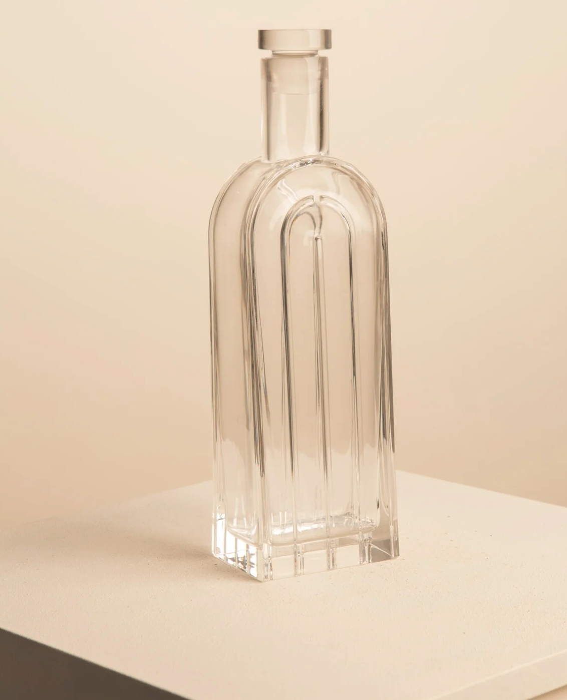 Crystal bottle vase by Laura Griziotti for Arnolfo di Cambio 70's