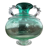 Verre contemporain signé Chris Thornton design vase