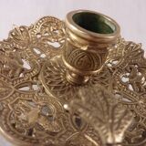 Hand boougeoir, cellar rat, openwork bronze