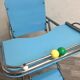 Chaise haute vintage en formica 1960