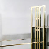 Brass laced library shelf by Kim Moltzer 1970