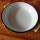 Enamelled dish with handles