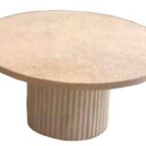 Travertine coffee table, stone table