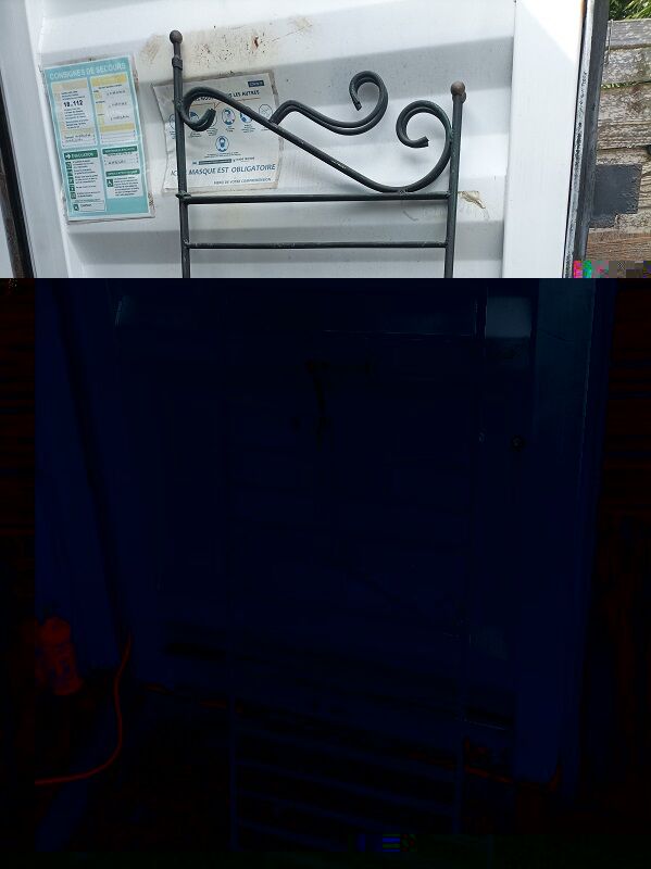 Grid pare view tutor plant holder flowers patinated metal dpm 0823444