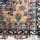 Very beautiful antique Persian carpet Tabriz very fine silk 135x160 cm