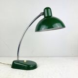 Mid-century green metal ministerial desk lamp by A. R. Torino, Italy, 1950s.