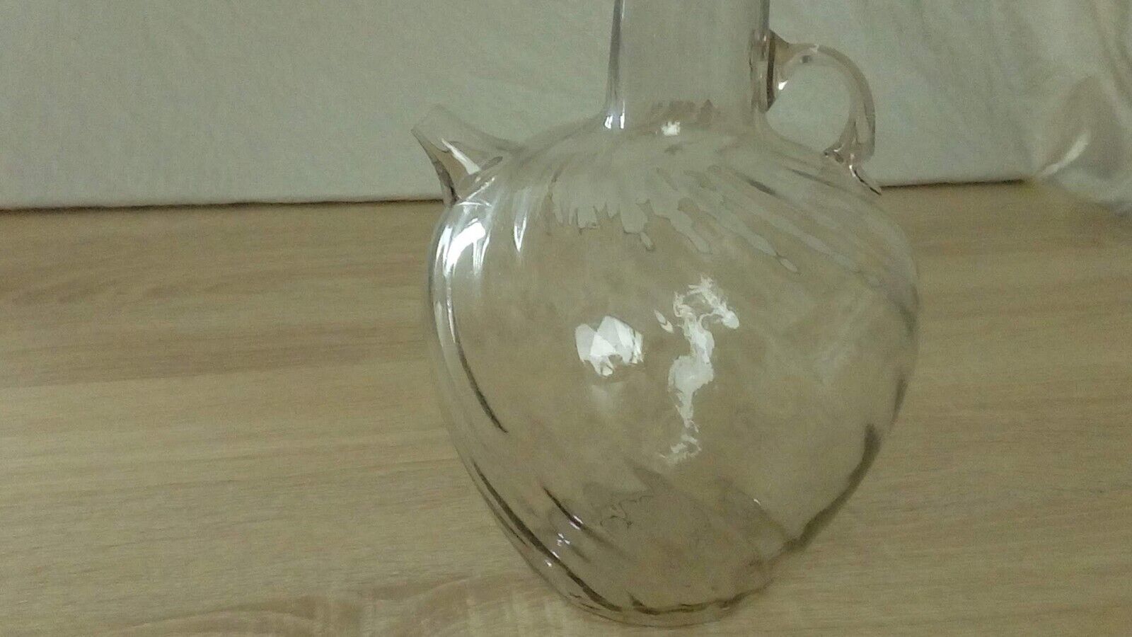 Crystal carafe late 18th early 19th