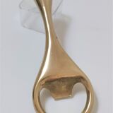 Modernist solid brass bottle opener by Carl Auböck