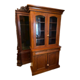 Sideboard library showcase two mahogany bodies late nineteenth style Louis-Philippe