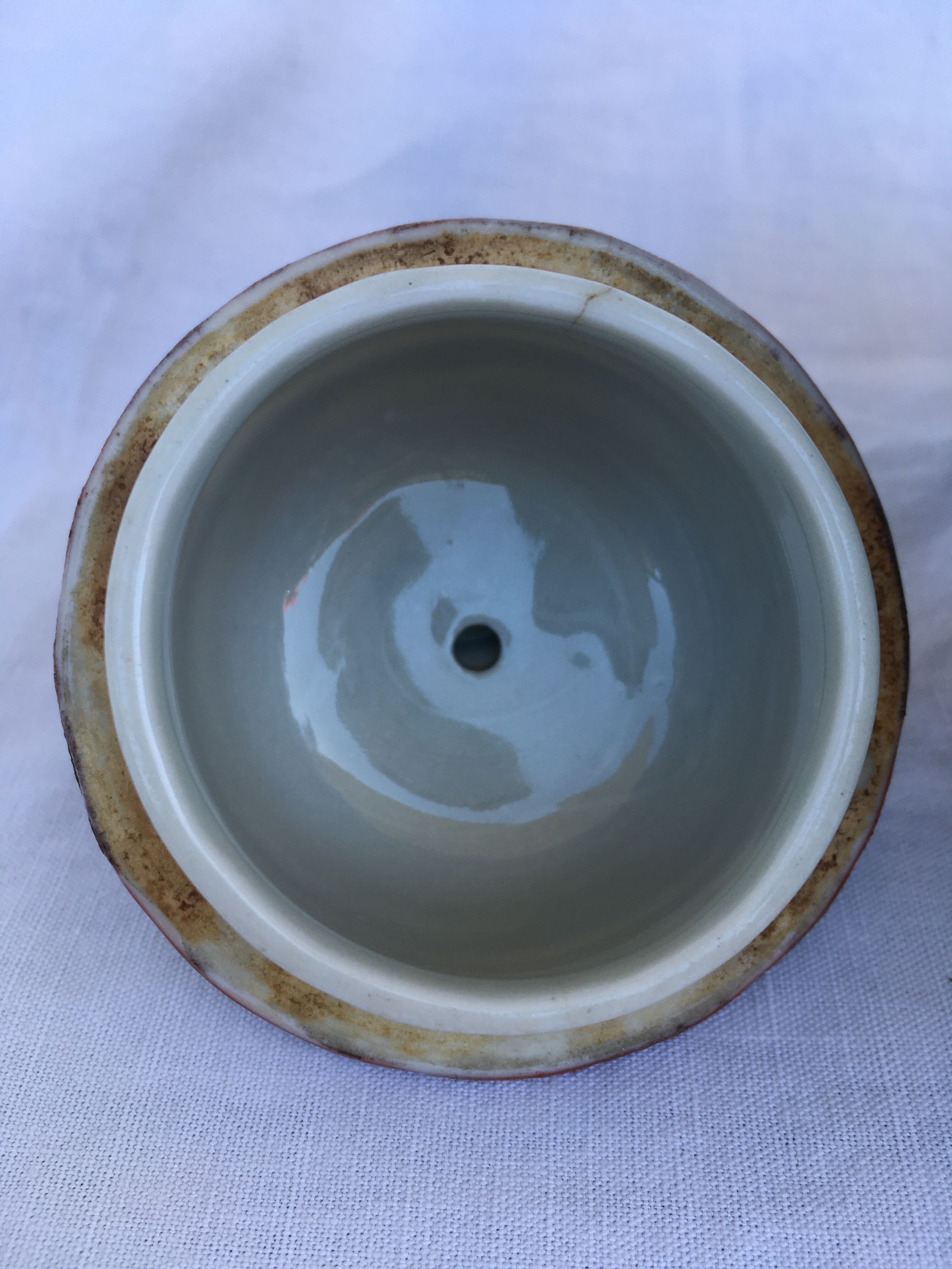 Porcelain teapot with Japanese decoration