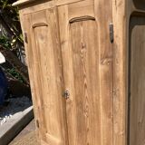 Parisian sideboard in solid thick pine / high