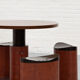 Italian adjustable dining set 1970s