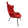 Original design fiberglass wing chair by Miroslav Navratil, 1970s