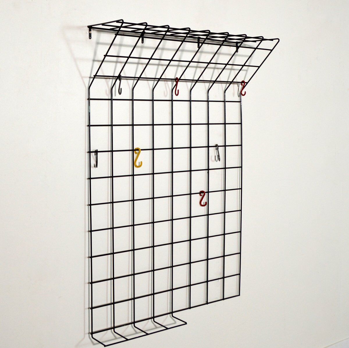Wire coat rack by Karl Fichtel for Drahtwerke Erlau 1950s