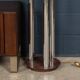 Vintage 20thc italian chrome & glass floor lamp by mazzega c.1970